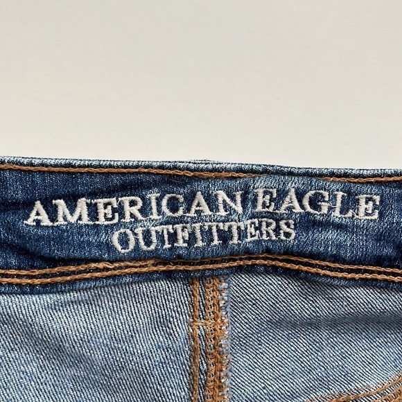 AE Distressed Super Skinny Denim Jeans - Picture 6 of 8